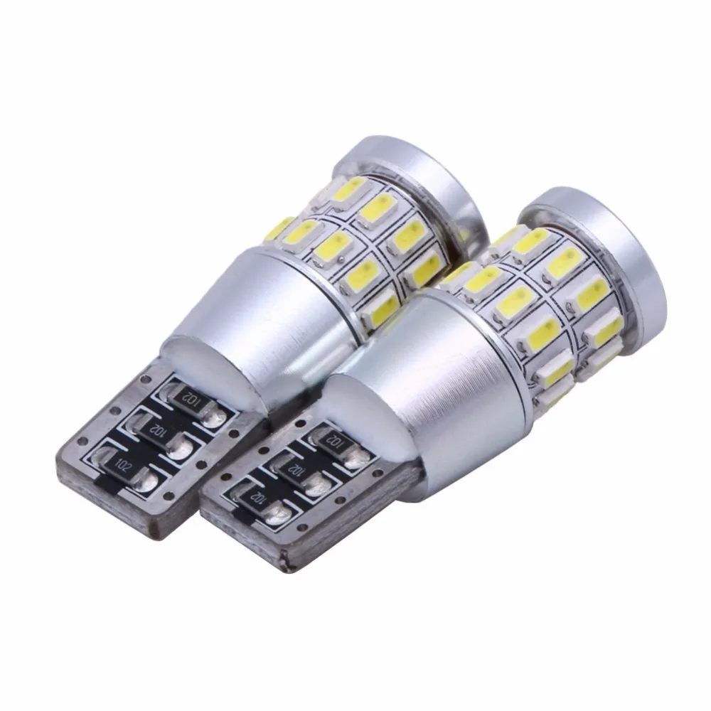 4 шт. 168 W5W T10 3014 30SMD CANBUS показывает широкую лампу для чтения Передние Задние боковые