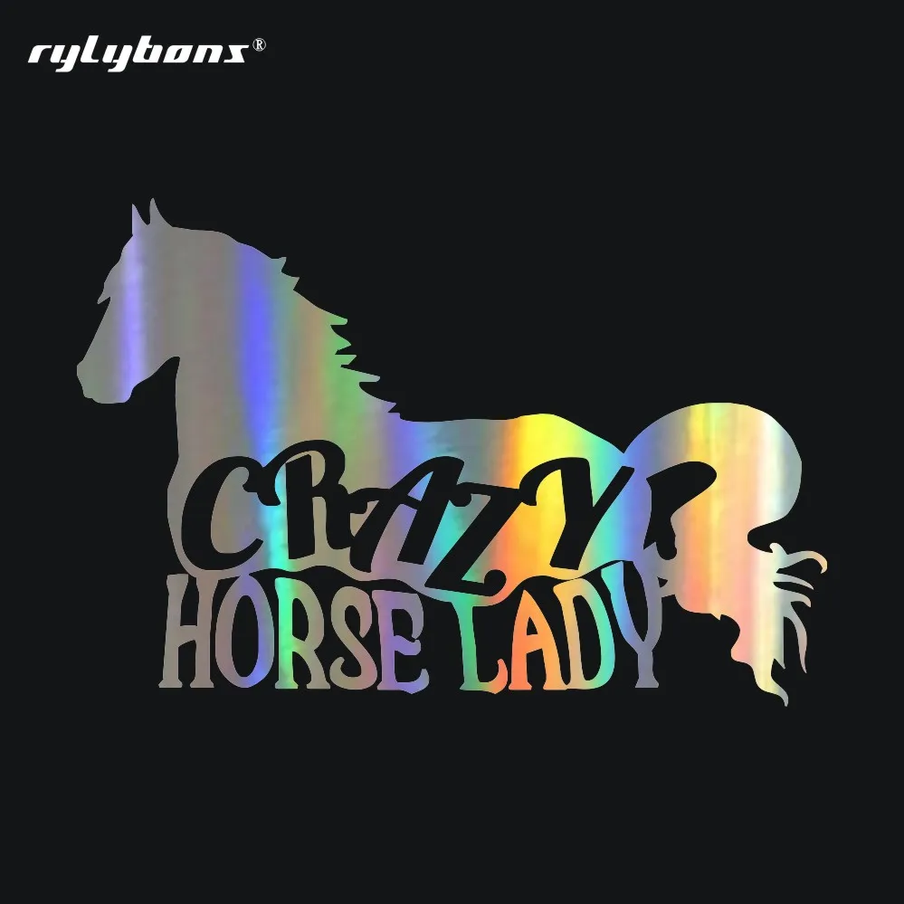 Rylybons Crazy Horse Lady автомобильные наклейки и для стайлинга автомобиля украшения двери