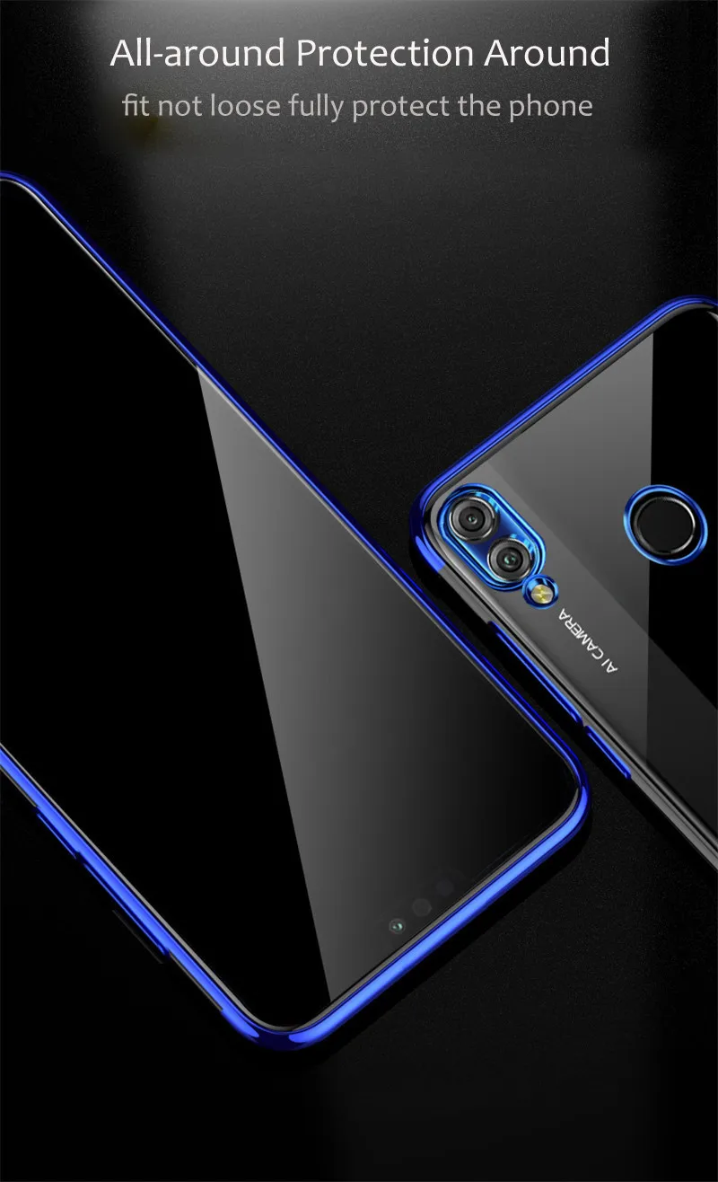 Прозрачный чехол на Honor 8C для huawei P smart Honor 8X Lite MAX 8 9 Lite 10 7A Pro 7C RU мягкий ударопрочный Тонкий чехол из ТПУ
