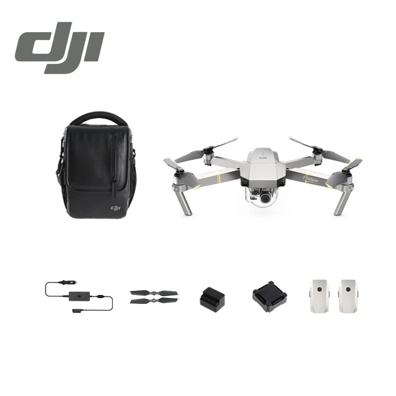 DJI Mavic Pro Platinum Fly More Combo 1080P с 4K видео камерой Дрон RC Вертолет FPV Квадрокоптер