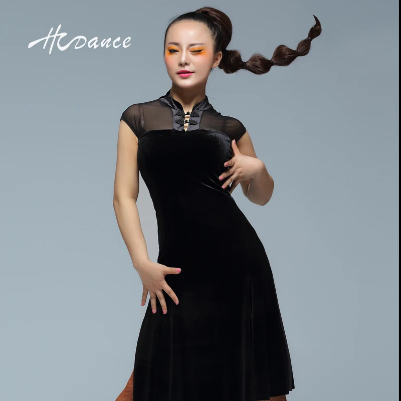2016 Hcdance сексуальное платье для латинских танцев женские платья сальсы Танго