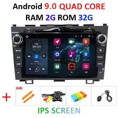 9.0 2G 32G IPS 4G Android 9,0 DSP ips экран HD AV выход автомобиля gps для CRV DVD плеер навигация Радио мультимедийный плеер стерео - Цвет: 9.0 2G 32G IPS