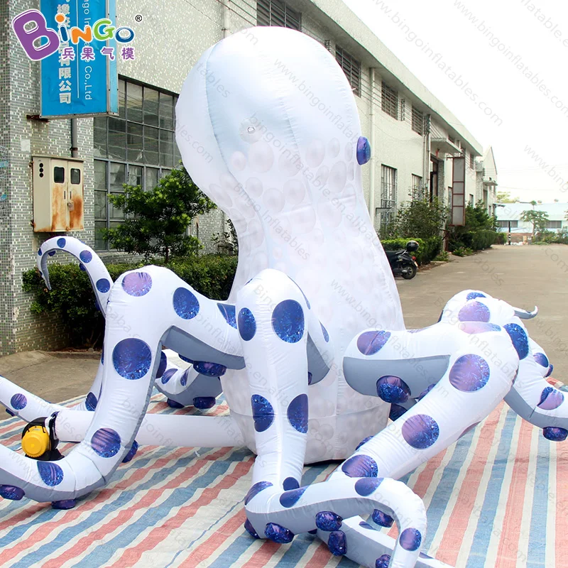 Бесплатная доставка 5 м надувной модель осьминога для рекламы яркий кальмар