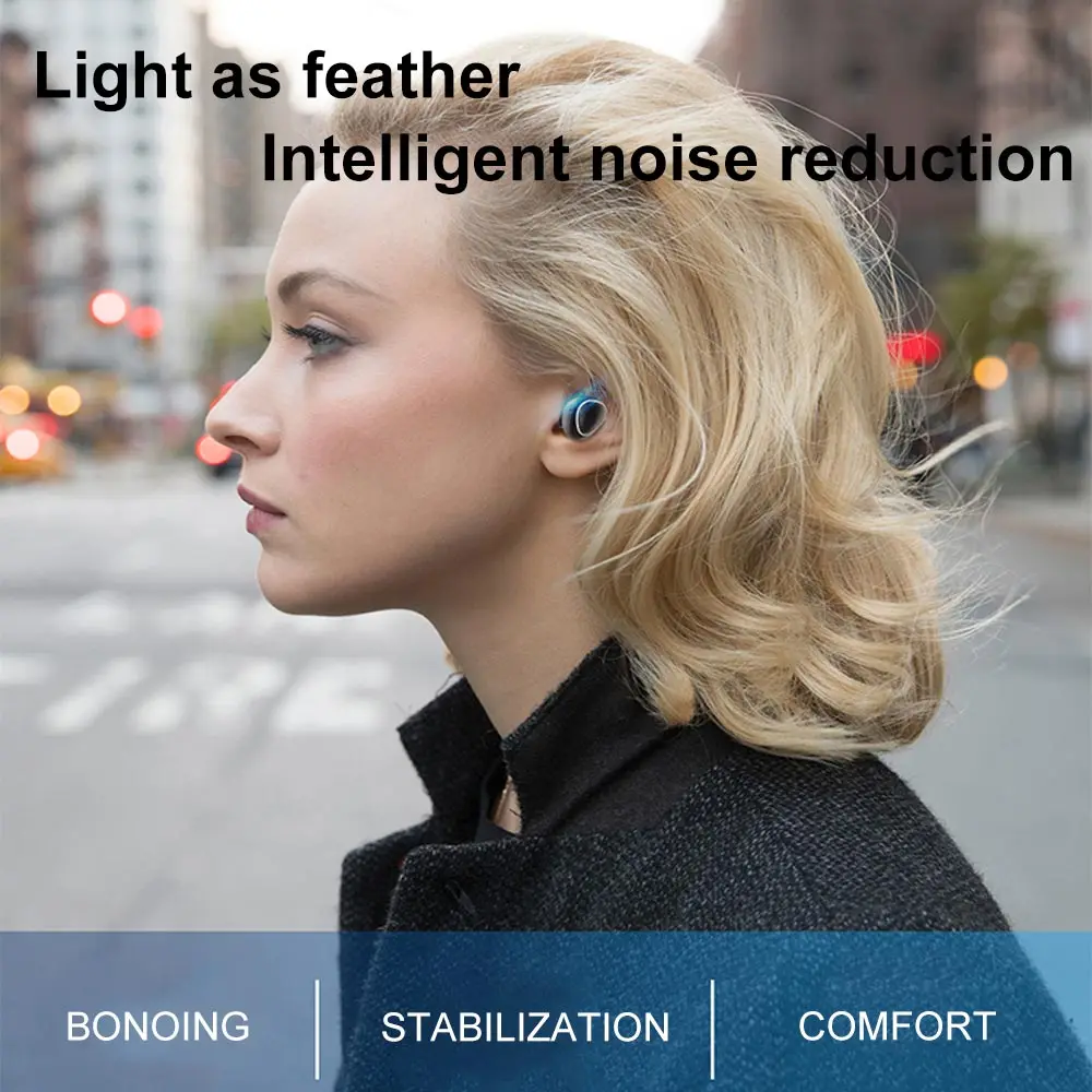 Настоящие наушники-вкладыши TWS с Беспроводной наушники Bluetooth 5,0 3D стерео наушники мини Водонепроницаемый спортивные гарнитуры с Зарядка чехол для Xiaomi samsung