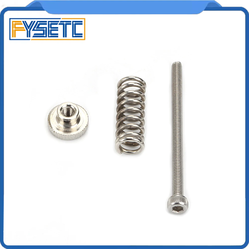 

5pcs 3D Printer Parts M3 Thread Screws Nuts 45mm Leveling Spring Knob Part Components Hexagon Hex Stainless Steel