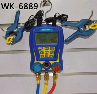 WK-6889 Цифровой Тестирования Многообразий Холодильного Вакуумного Давления Gaug |