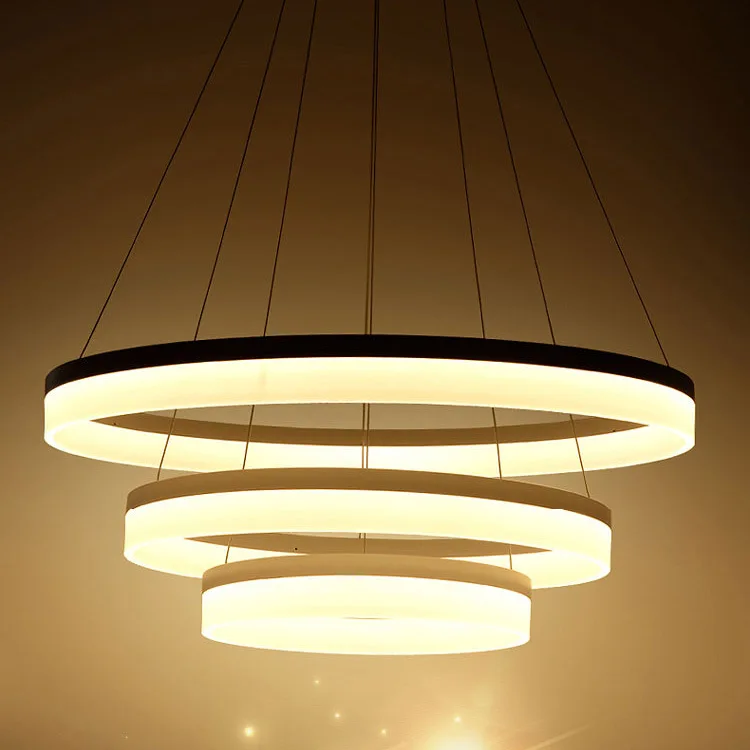1/2/3 Acrylic LED Ceiling Light Home Living Room Bedroom Restaurant Chandelier Commercial Decorative Lighting lamp | Освещение