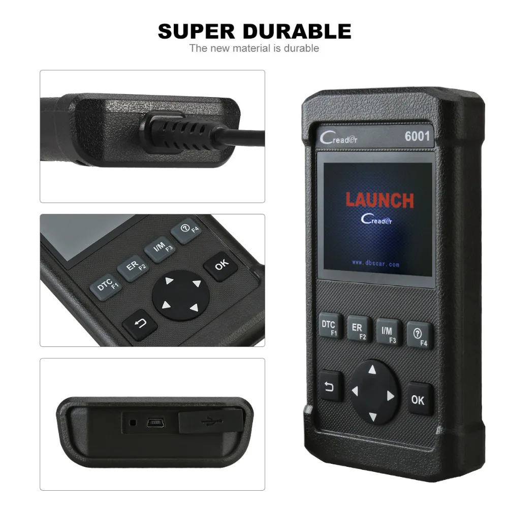 Launch Creader 6001 obd2 инструмент сканирования читальный кодов с управлением бортовой