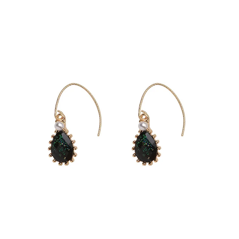 

Vintage Water Drop Earrings 2019 for Women Jewelry Golden Color Resin Pendant Earrings Fashion Geometric Dangle Earring