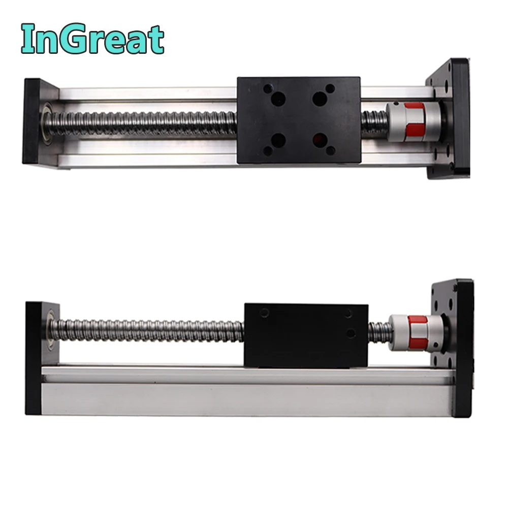 

Linear Stage Guide Platform 300MM 12Inch Stroke Mobile Sliding Table Module Square Rail SFU1605 Ballscrew Slide Cross