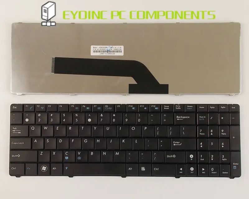 

Настоящая Клавиатура для ноутбука ASUS K70I K70ID F90 F50 F52 F52q X5DC X5DIJ X50IJ X5DIN Версия США