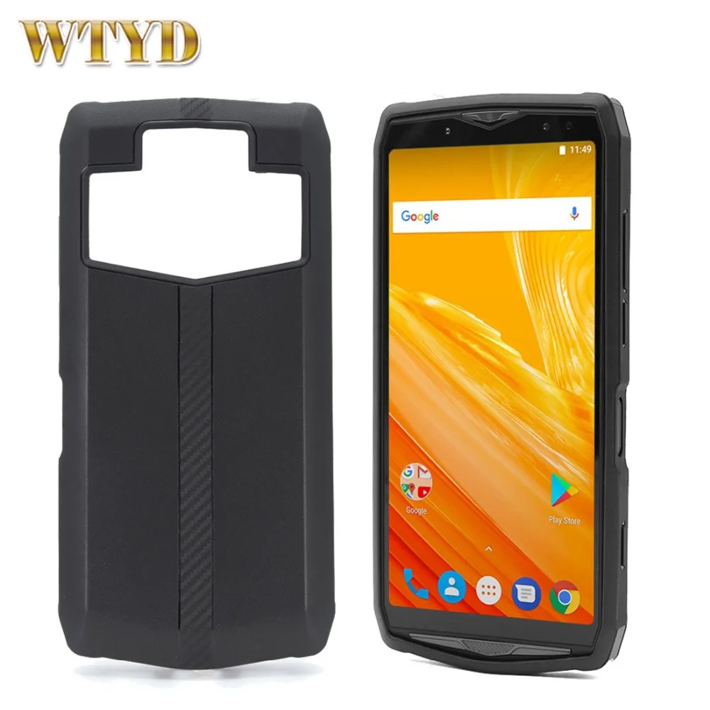 Защитный кожаный чехол из ТПУ с джинсовой текстурой для Ulefone Power 5