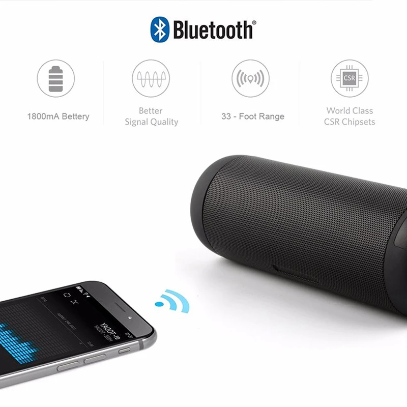 Оригинальная Беспроводная Bluetooth-Колонка T2 музыкальная колонка