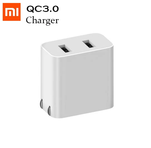 Оригинальное дорожное зарядное устройство Xiaomi двойное с разъемом USB для США мини