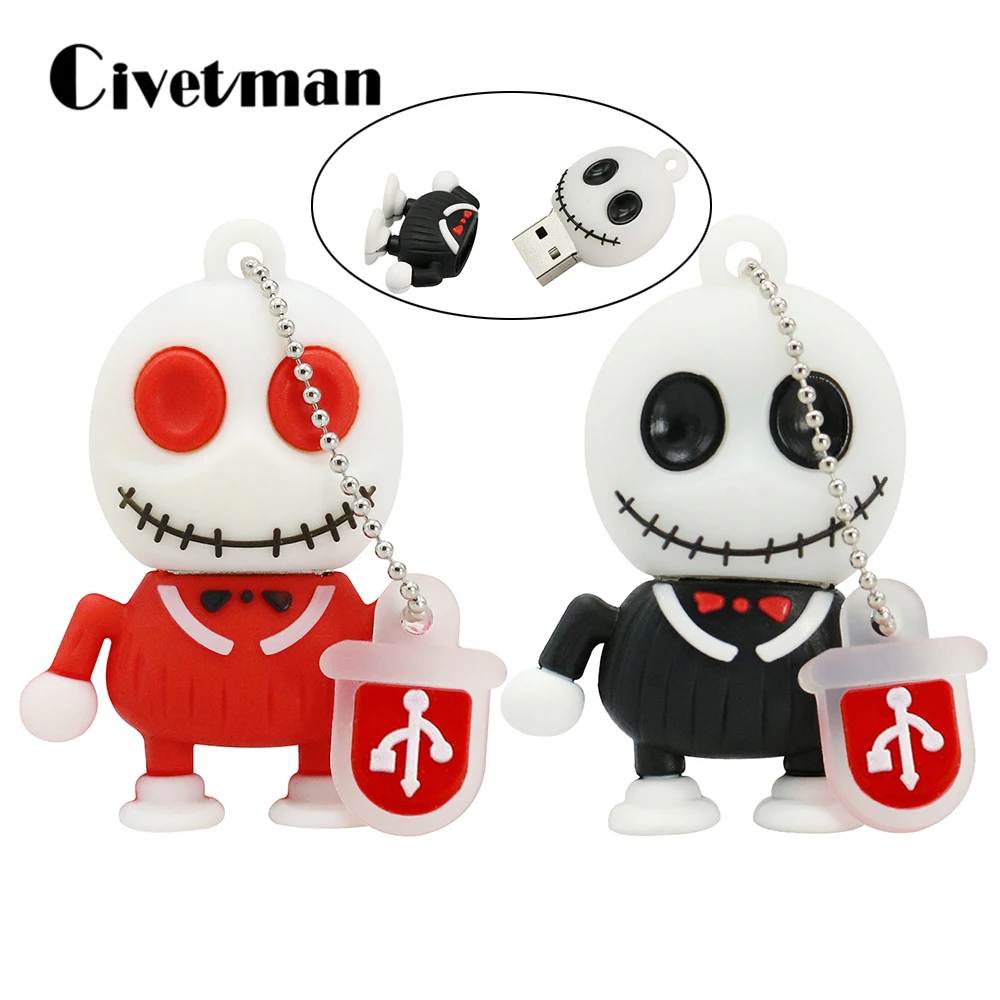Pendrive Cool Puppet Mummy Флэш накопитель USB 8 ГБ 16 32 64 128 256 2.0 Pen Drive Загрузить для флэш