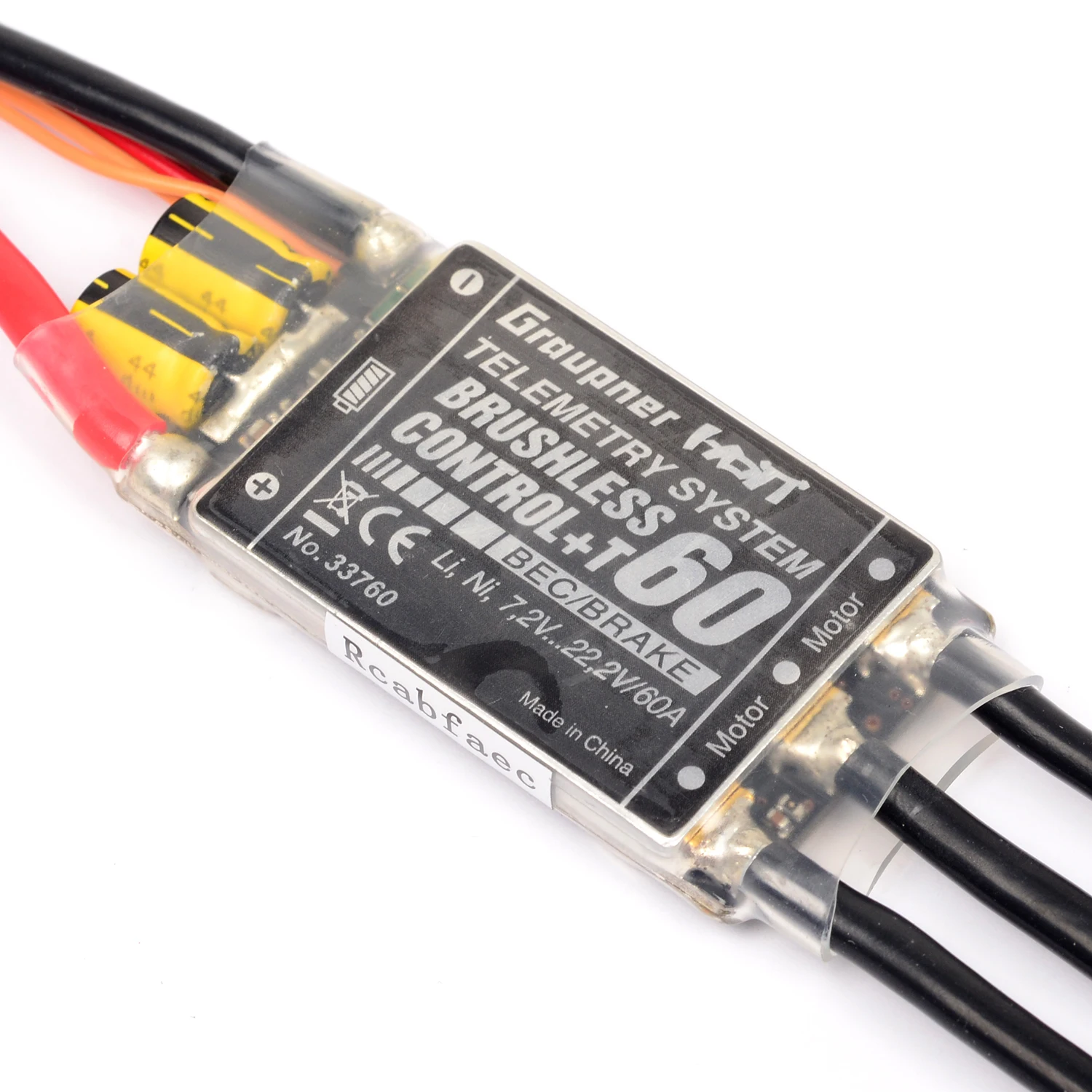 Graupner HoTT телеметрическая система бесщеточный контроль ESC T60 60A подходит для