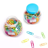200 pcs metal clip 19mm colored paper clips shaped binding stationery items office school supplies material escolar f113