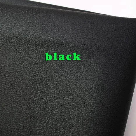 Черная Маленькая искусственная кожа Lychee для обивки продается во дворе