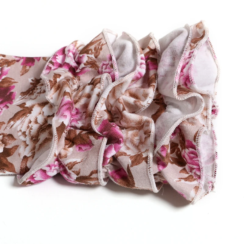 2017 Облегающая рубашка Raglans Цветочная с оборками для мамы и меня детей взрослых