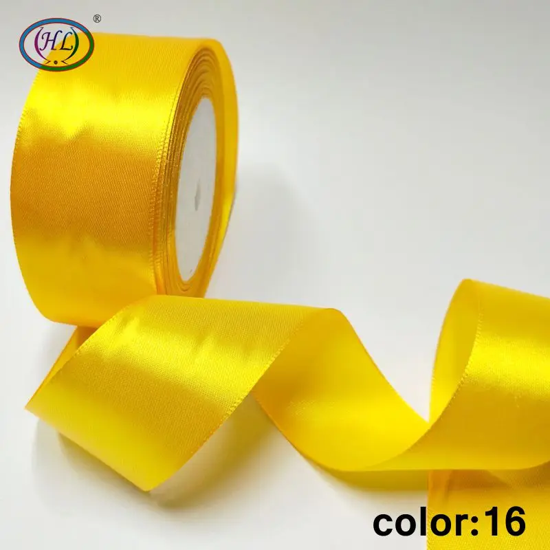 HL 6/10/15/20/25/40/50 мм 25 ярдов атласными лентами DIY искусственный шелк розы поставки шитье ручной работы аксессуары Материал