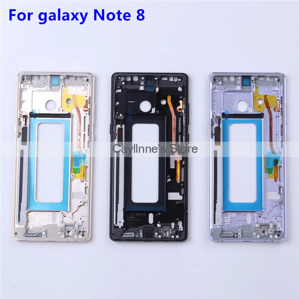 Новинка для Samsung galaxy Note 8 N950 средняя рамка пластина Корпус с боковой кнопкой SIM