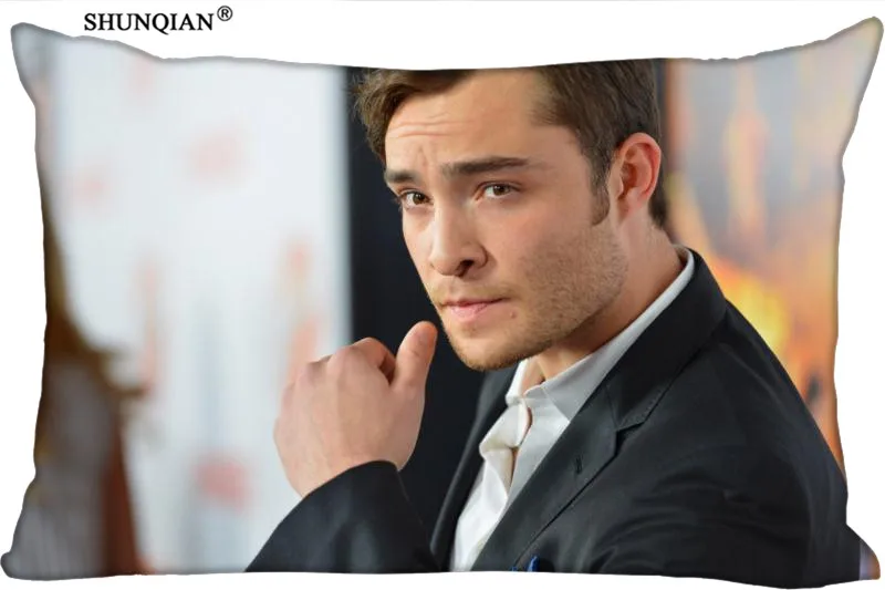 

Chuck Bass Rectangle Pillowcases zipper Fashionable Custom Pillow Case New arrived 40x60cm SQ00707-@H044