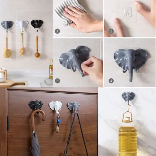 1Pcs Bathroom Kitchen Door Organizer Hanger New Hooks Wall Hanging Towel Holder Racks | Дом и сад