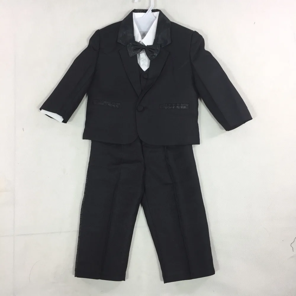 Высококачественный костюм-смокинг для маленьких мальчиков на свадьбу детский