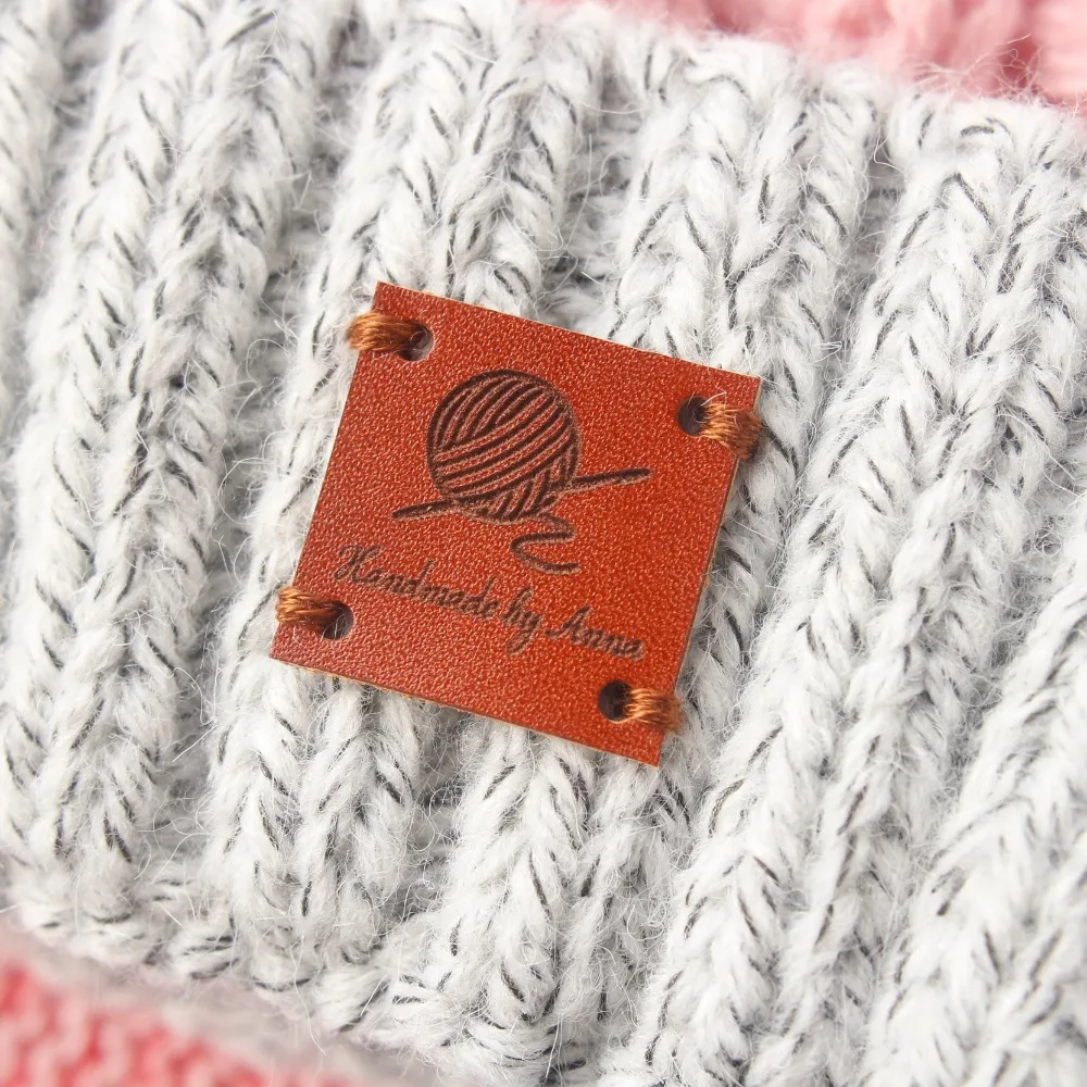 

Leather Tags, personalized tags, knit labels, Custom Name, Personalized Name, Custom Design, Name Tags, Vintage (PB1515)