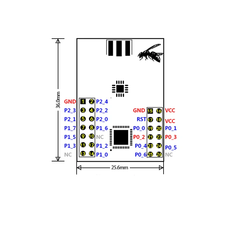 Преобразователь ZigBee с последовательным портом TTL uart беспроводной модуль PA CC2530 +