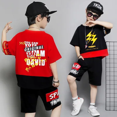 Sport Suits Teenage Summer Boys Clothing Sets Short Sleeve T Shirt &amp Pants Casual Suit 4 5 6 7 8 9 10 Years Clothes |