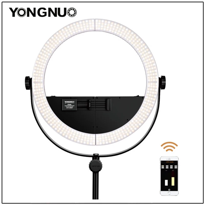 Горячая YONGNUO 2 в 1 Youtube светодиодный видео кольцо лампа YN508 фотография телефон свет
