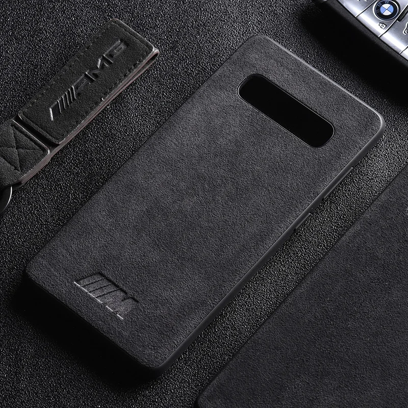 Автоспорт AMG Мощность Роскошный кожаный чехол для телефона чехол для samsung Galaxy S10 плюс S10E S8 S9 плюс автомобильный брелок с логотипом, кожаные чехлы для мобильных телефонов