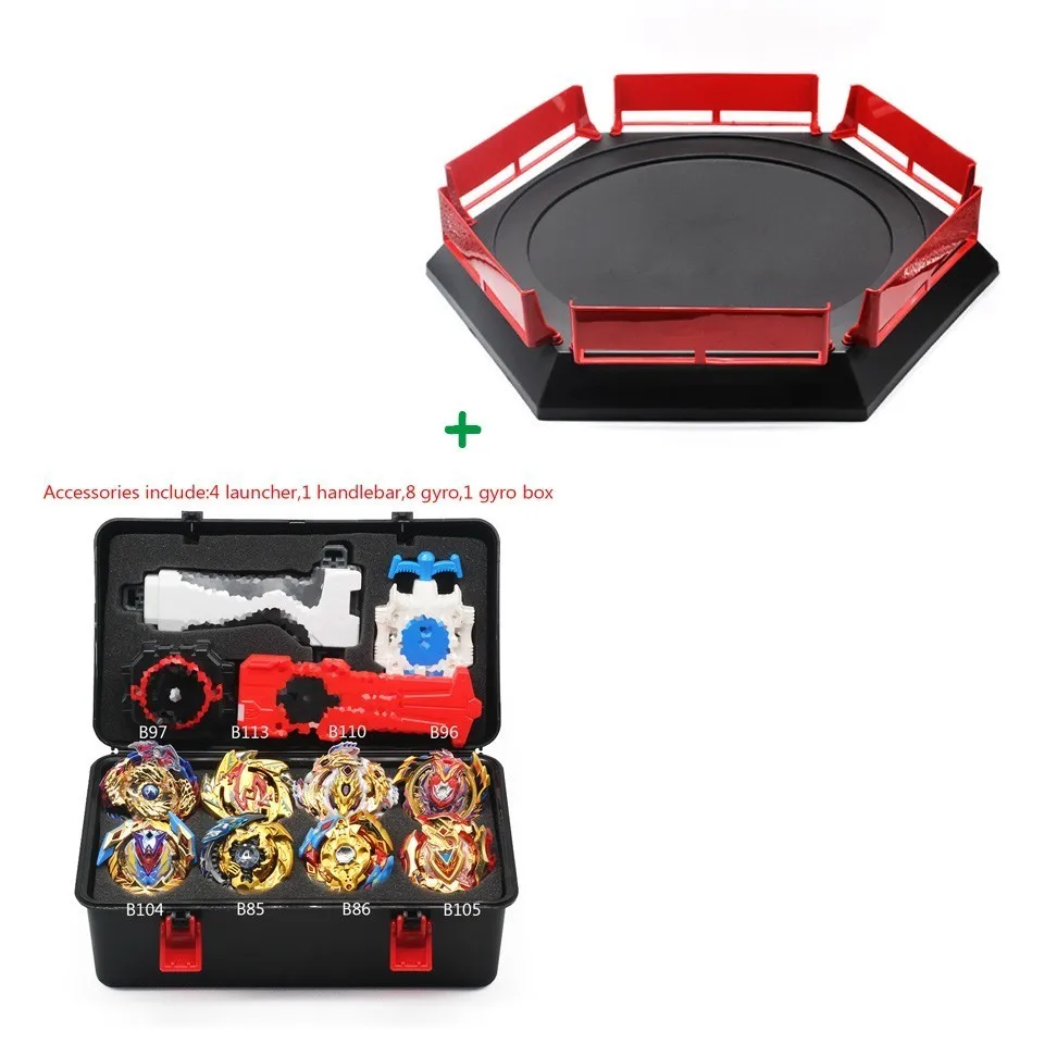box arena 04 Beyblade Arena Stadium Toupie волчок Beyblade Burst Металл 4d Фьюжн-игрушки для детей с ручкой пусковой установки для мальчика подарок - Цвет: box arena 04