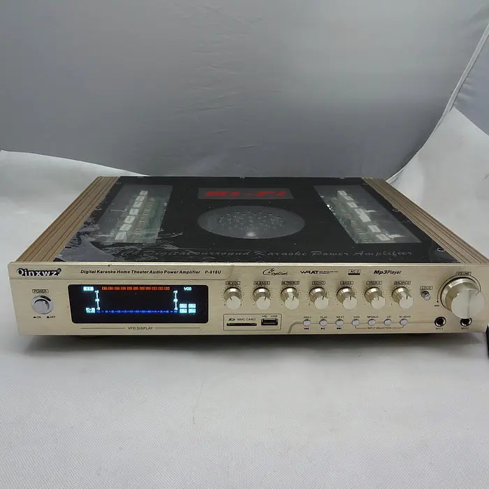 P 818U 400W HIFI 5 1 канальный домашний аудиоусилитель Kara OK профессиональный усилитель с