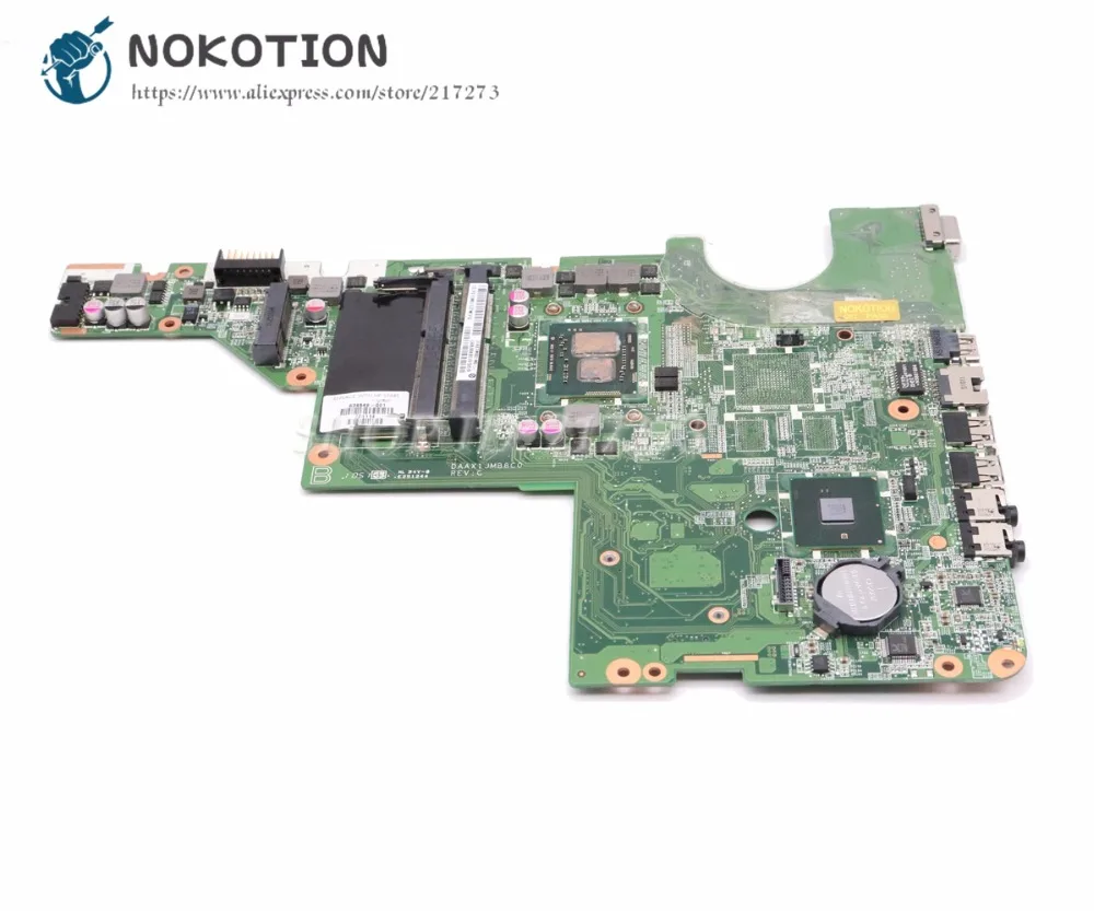 Материнская плата NOKOTION для ноутбука HP материнская Compaq G62 CQ62 основная процессора