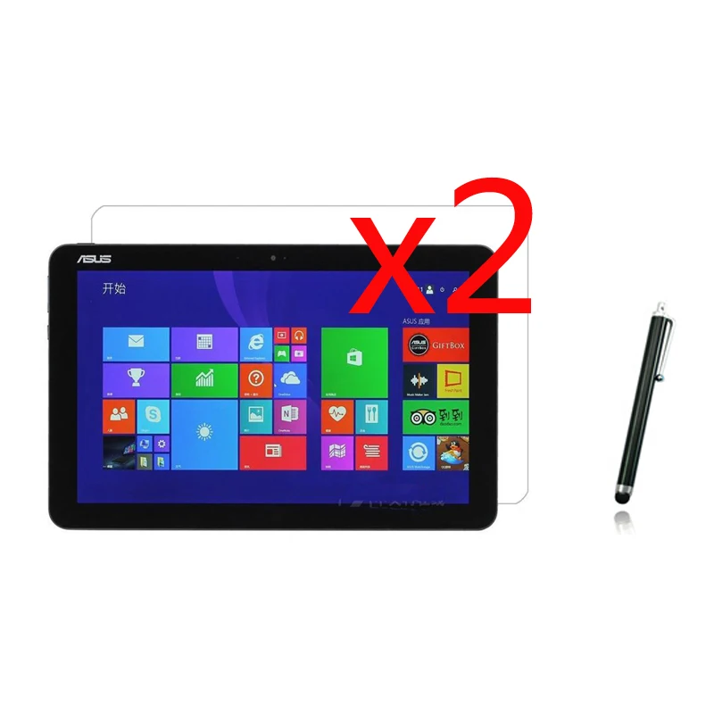 3в1 2x прозрачная защитная пленка для ЖК-экрана + 1x Стилус ASUS Transformer Book T3 chi T300 12 5&quot |