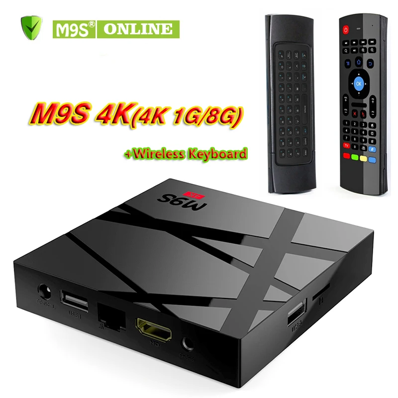 M9S V9 Rockchip RK3229 Quad core Samrt ТВ Box для Android 6 0 1 ГБ 8 KD17.3 2 4 г Wi Fi потоковое коробка MX3