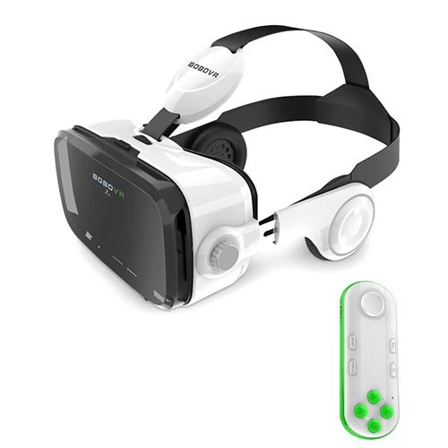 051 White Remote Xiaozhai BOBO VR Z4 очки с Bluetooth пультом дистанционного управления Google Cardboard Pro для Iphone Android смартфон биокулярный иммерсивный - Цвет: 051 White Remote