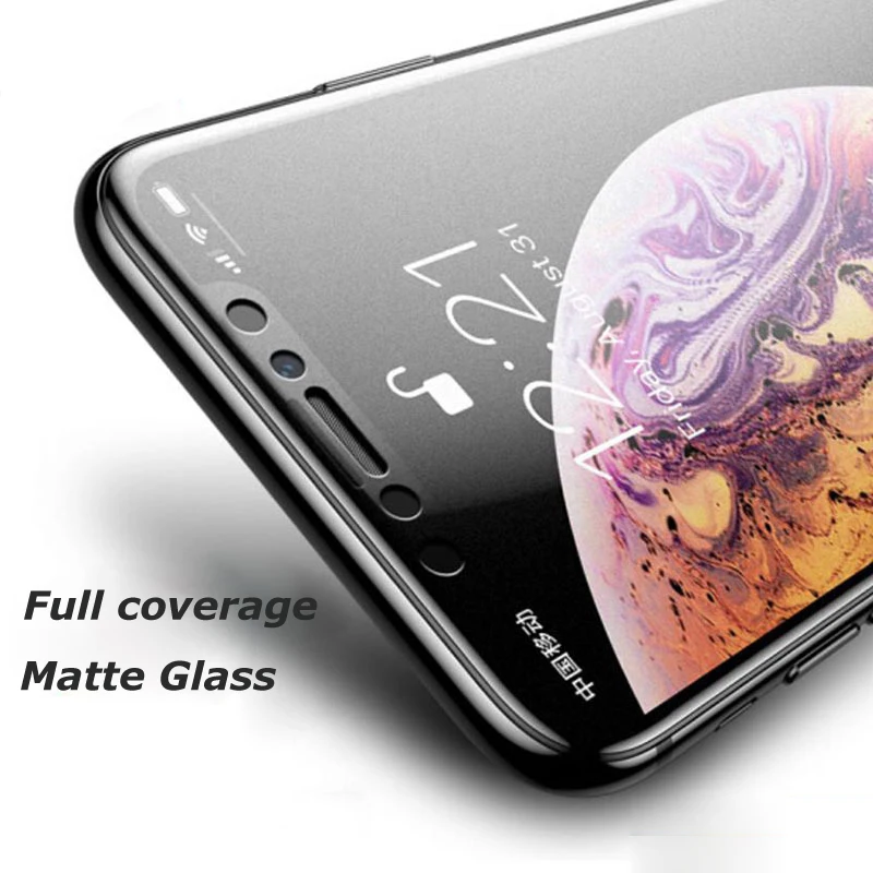 Esobest анти-отпечатков пальцев Стекло для iphone12 мини матовый Экран протектор 11 pro max xs