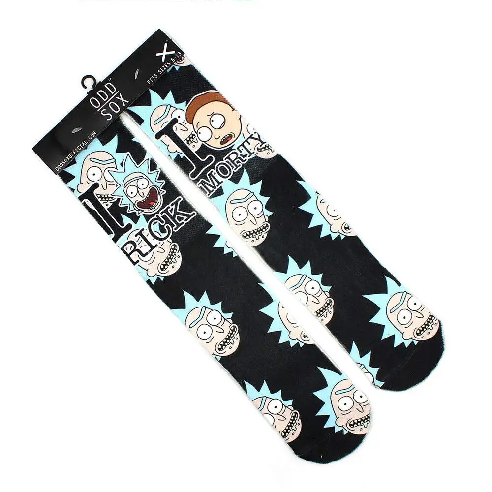 POFUNUO 4x16 &quotin Rick and Morty Pickle MEESEEKS хлопковые носки цветные колготки Косплей Костюм