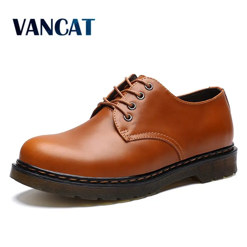 High Quality Genuine Leather Men Shoes Spring Work Safety Casual Fashion Flats Oxfords Loafers Moccasins Big Size 39-46 | Обувь