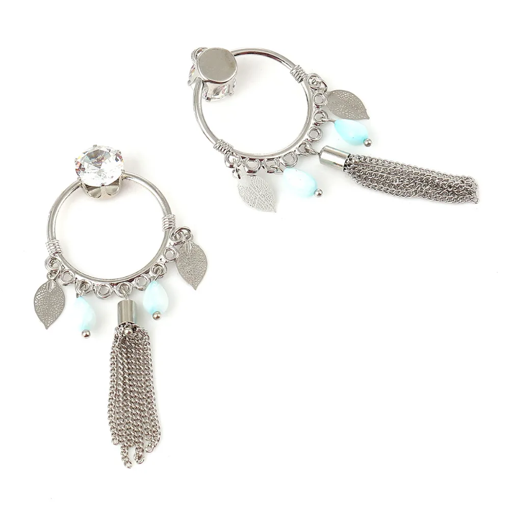 DoreenBeads медные Подвески с кисточками золотистого серебристого белого цвета
