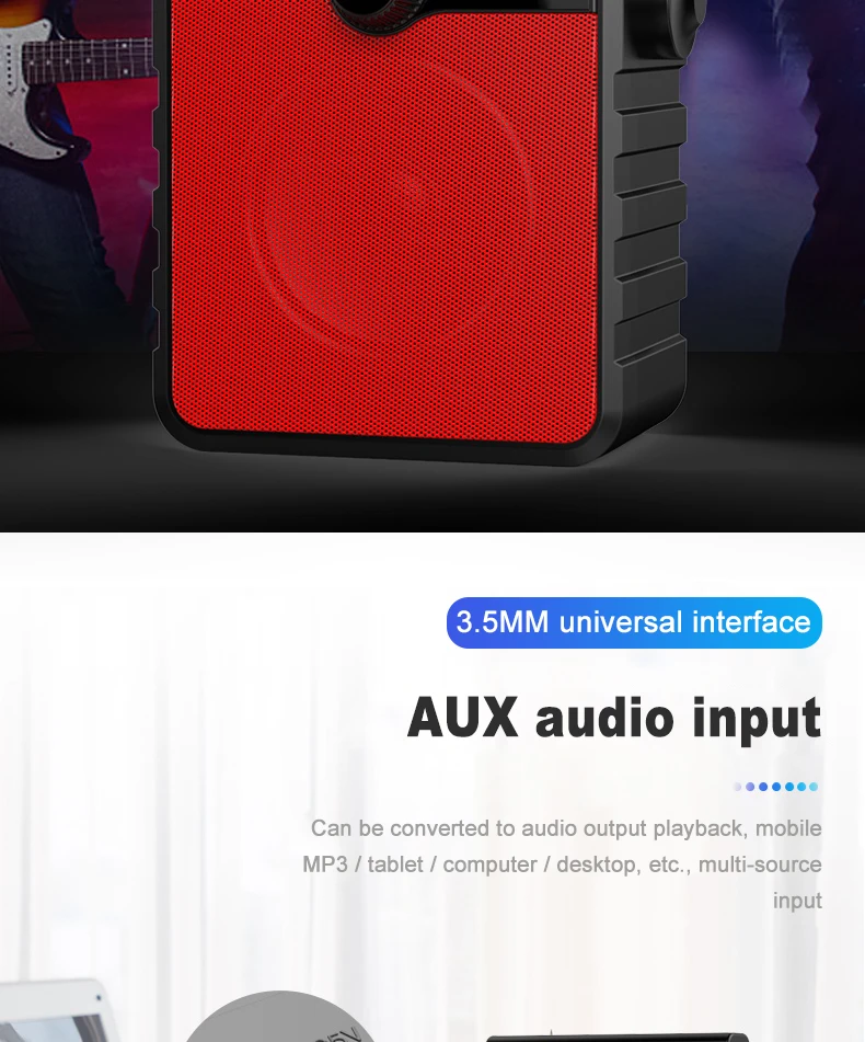 Открытый беспроводной Bluetooth колонки поддержка TF AUX USB музыкальный громкоговоритель Сабвуфер мини портативный мобильный телефон домашнее радио S102