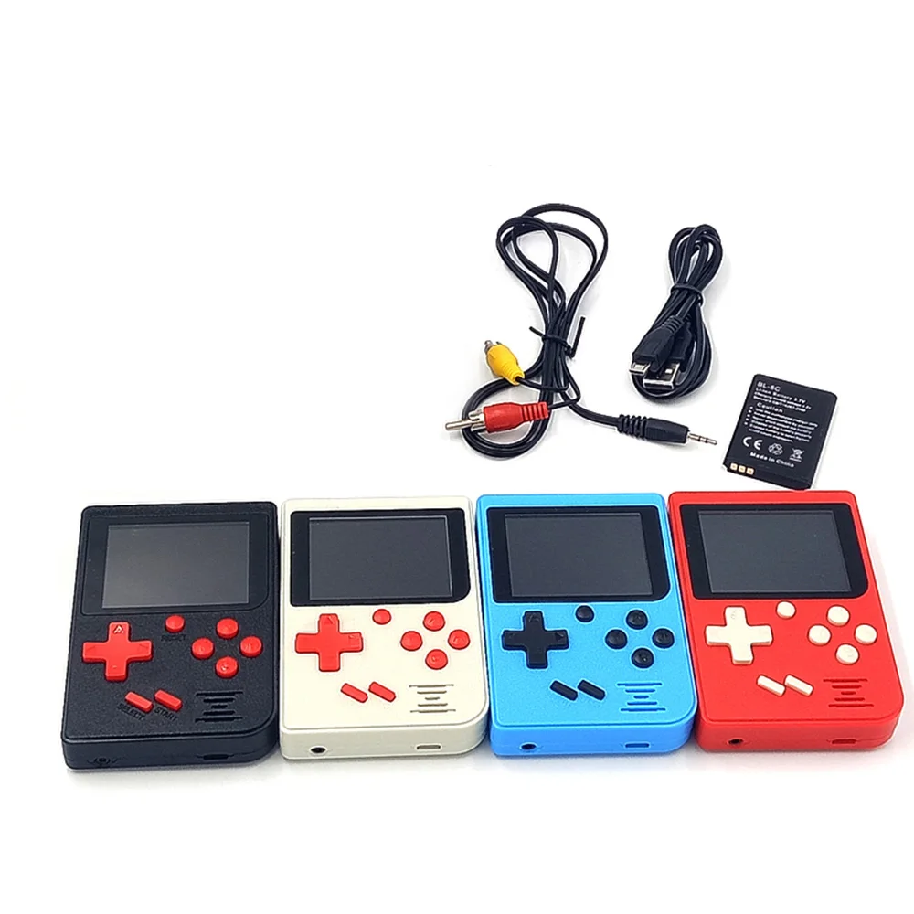 Портативная игровая консоль 2.4in lcd 8 bit портативный игровой плеер Видео консоль встроенные 129 Ретро игры