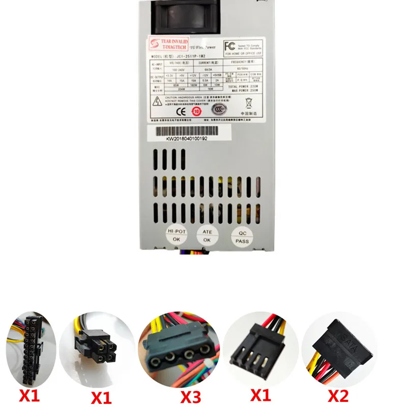 250 Вт IPC источник питания PSU для сервера маленький 1U блок гибкий ITX промышленный