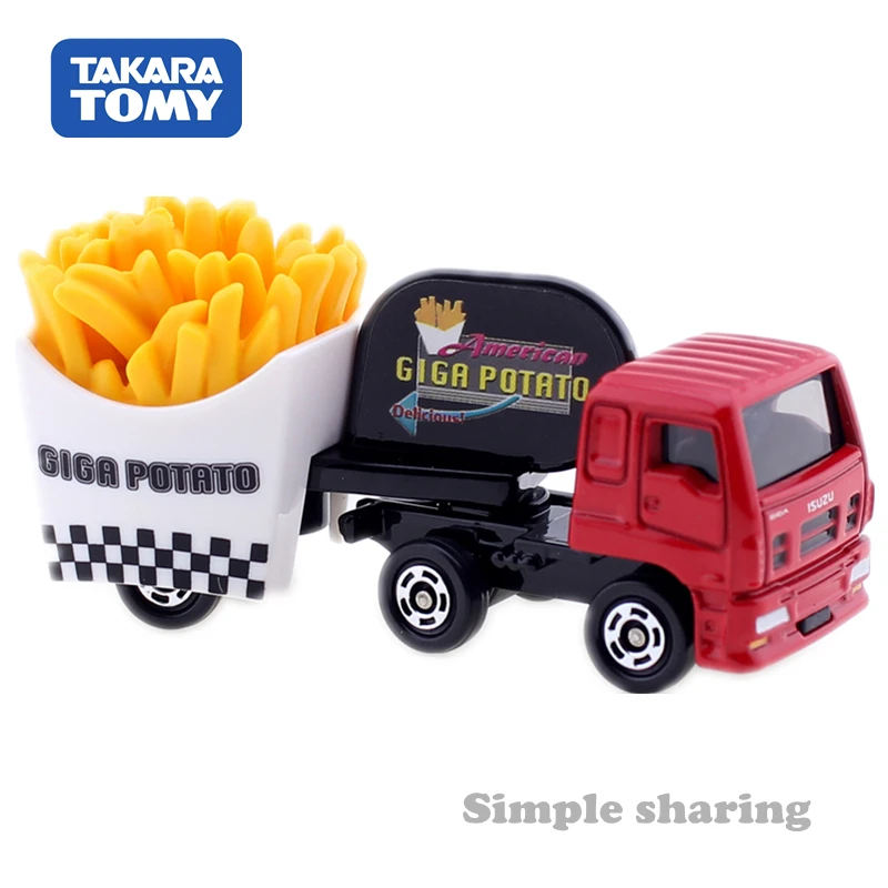 Такара томия томика No.55 Isuzu Giga жареный картофель машина Французский Фрай грузовик