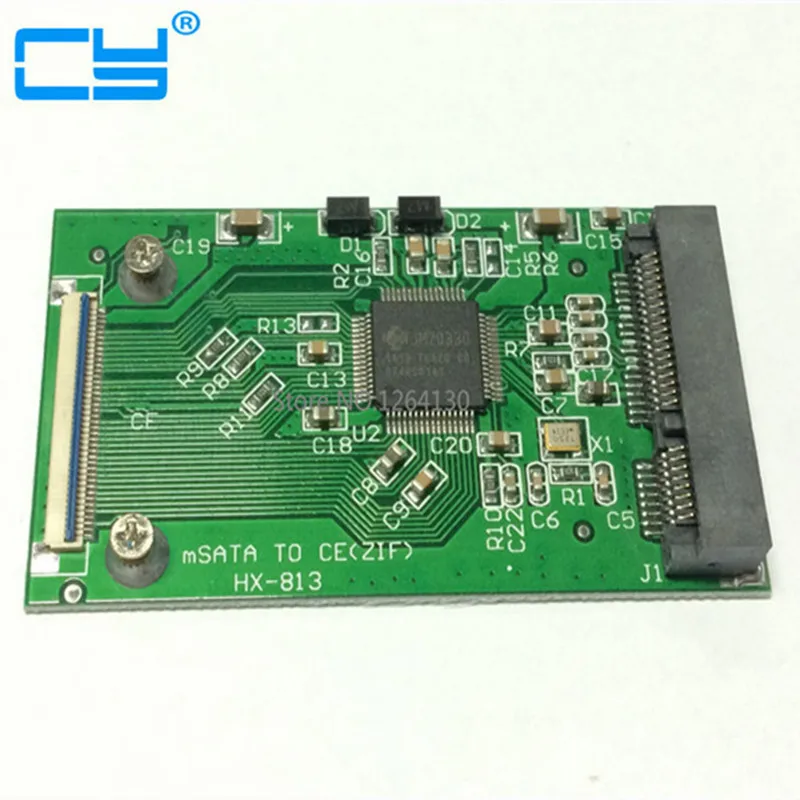 Адаптер mSATA в CE ZIF mini SATA на 40pin 50 мм Mini PCI E Express 1 8 дюйма SSD HDD конвертер для