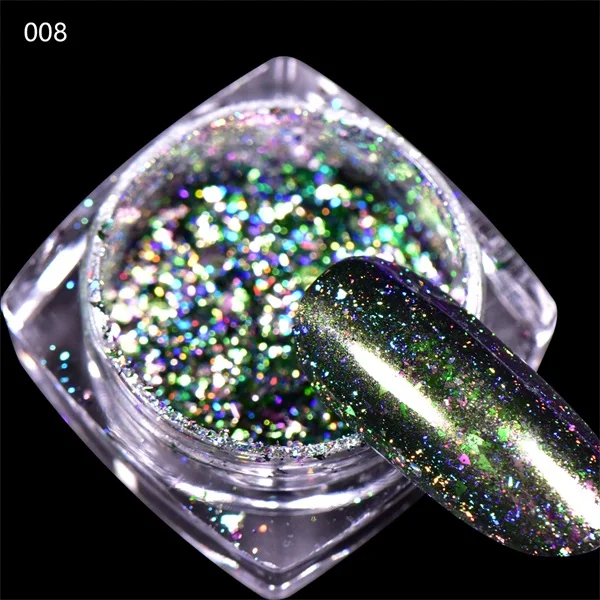 8A 3 шт BEAUTYBIGBANG зеркало для дизайна ногтей алюминиевые блестки хромированные Блестки для ногтей акриловая пудра погружающаяся пудра для украшения ногтей - Цвет: 8A