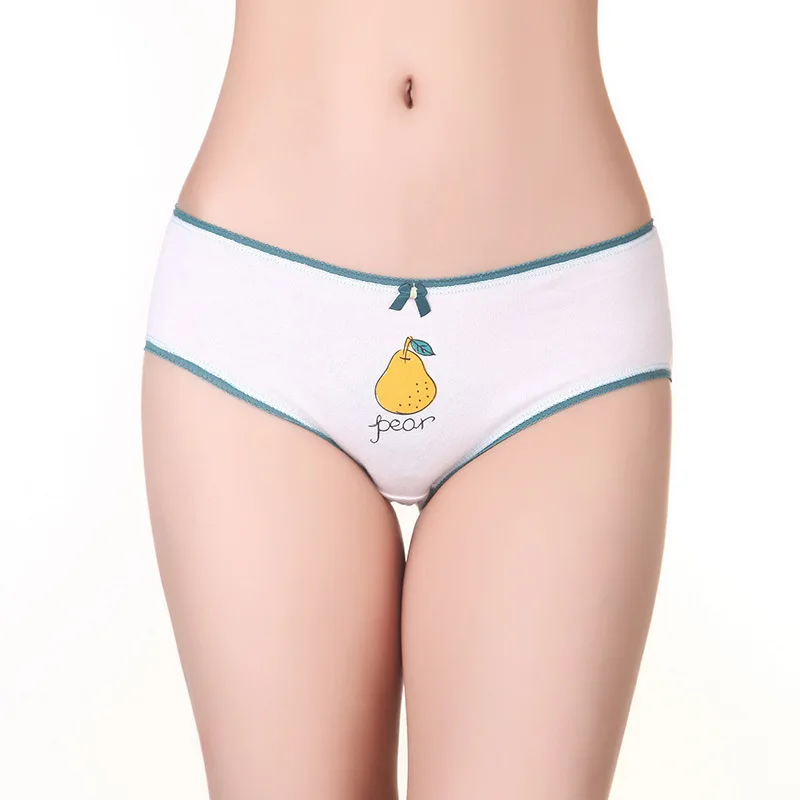 Нижнее белье Calcinhas нижнее большого размера с принтом для милых девушек | Женская